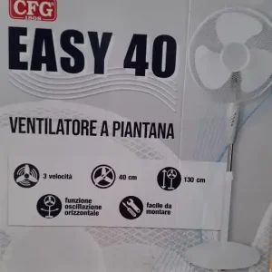 Koop Online Ventilatore a piantana bianco Easy 40 CFG ev079